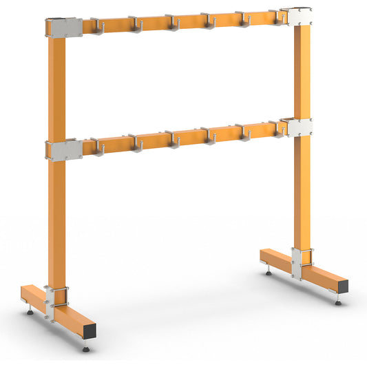 Lifting sling rack, stationary, length 1900 mm.