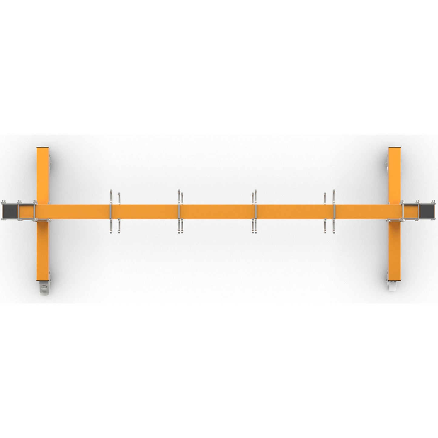 Lifting sling rack, mobile, length 2500 mm.