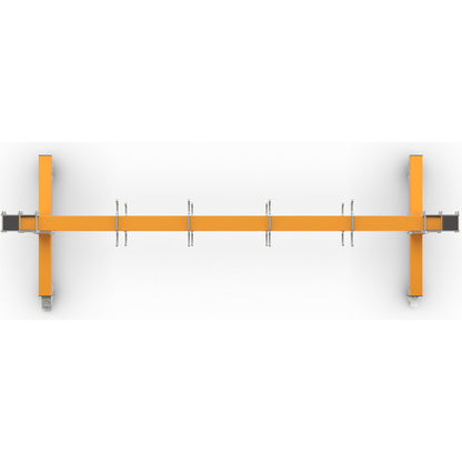 Lifting sling rack, mobile, length 2500 mm.