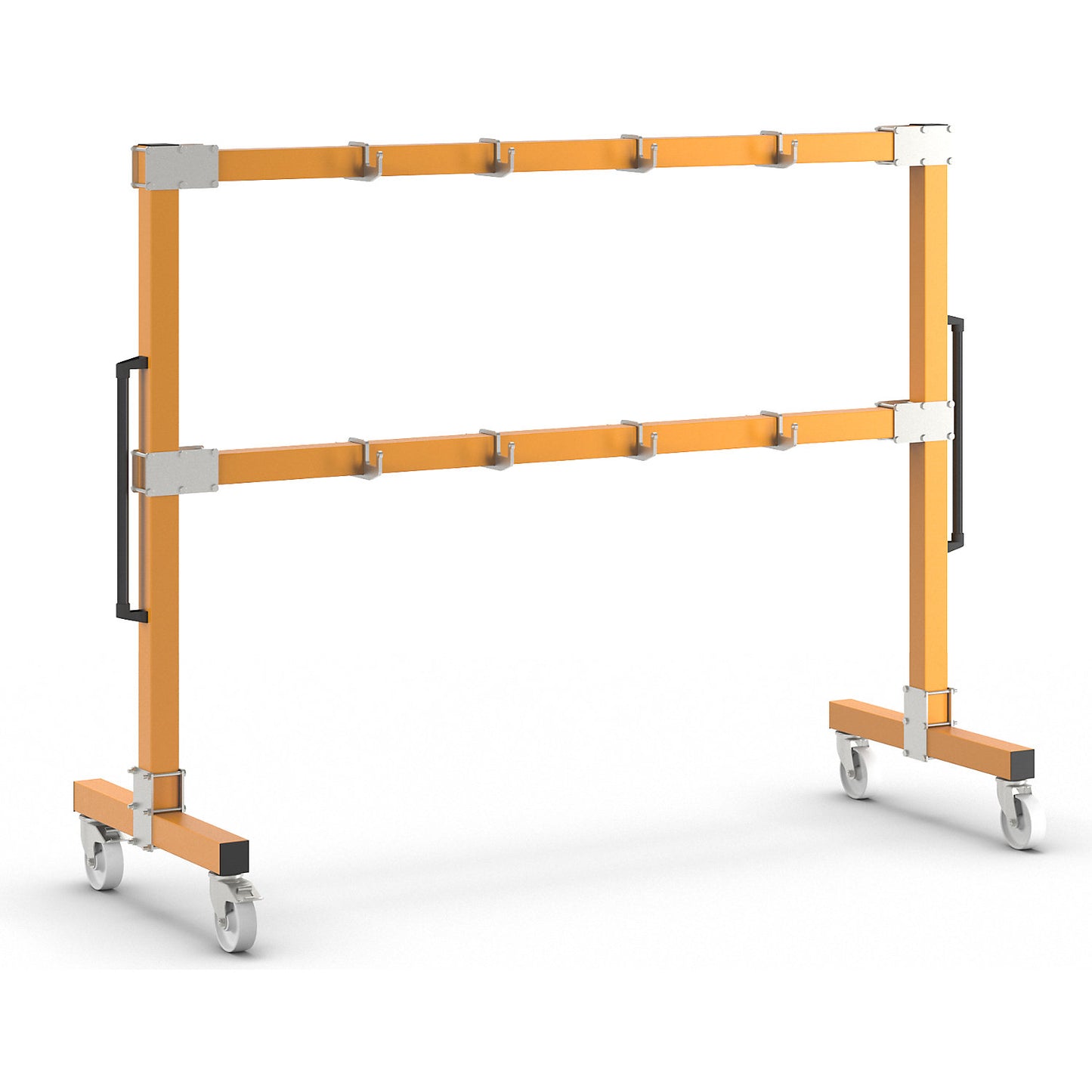 Lifting sling rack, mobile, length 2500 mm.