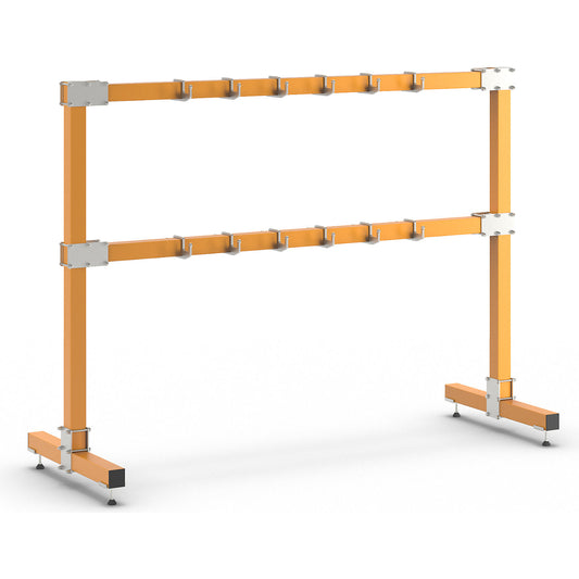 Lifting sling rack, stationary, length 2500 mm.