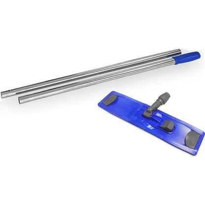 Folding holder with handle, for wide wipe mop with flaps, width 400 mm.