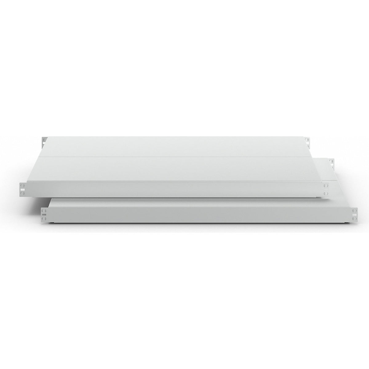 Steel shelf, max. shelf load 450 kg, pack of 2, for overall shelf depth 600 mm.