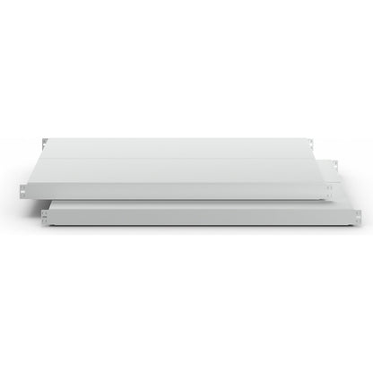 Steel shelf, max. shelf load 450 kg, pack of 2, for overall shelf depth 600 mm.