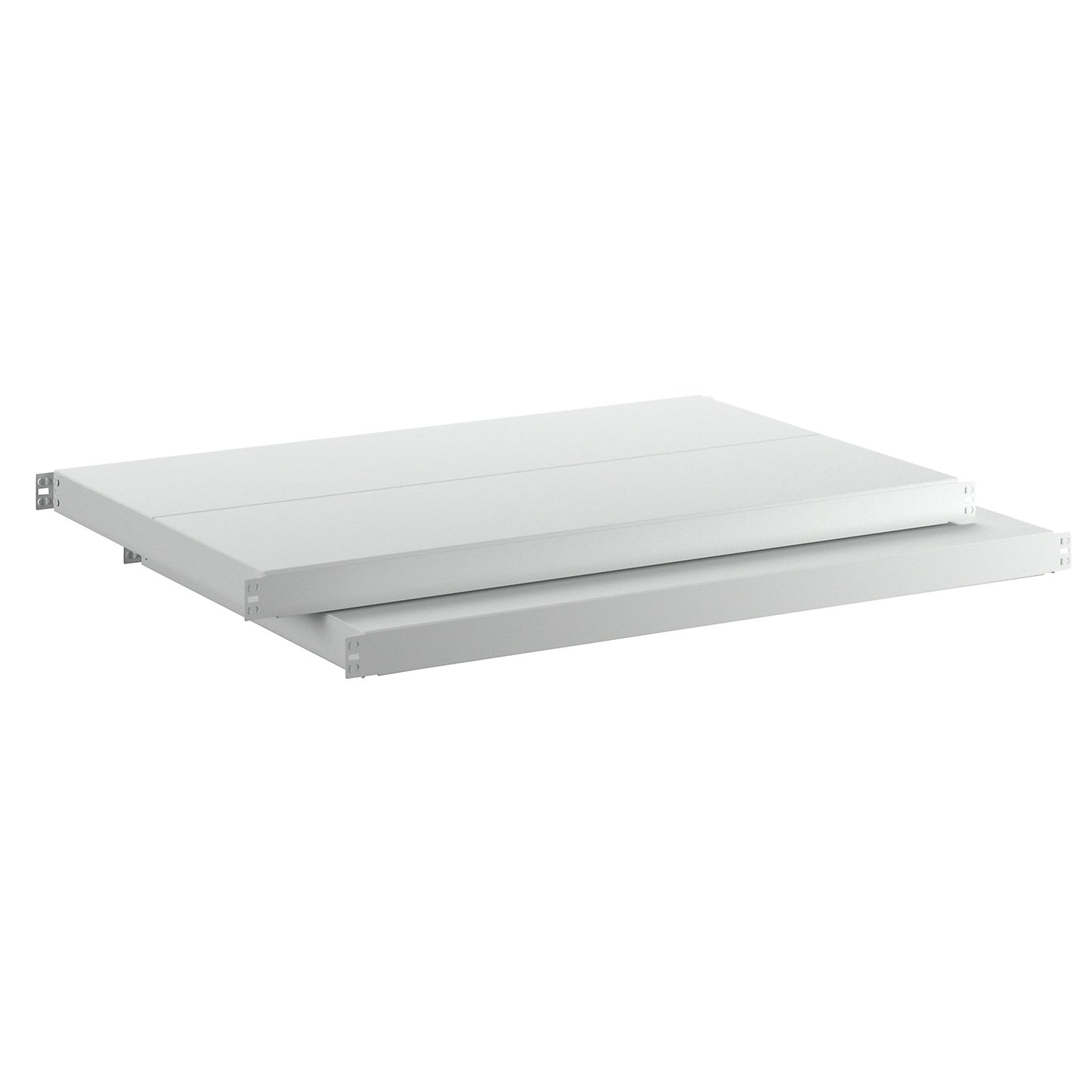 Steel shelf, max. shelf load 450 kg, pack of 2, for overall shelf depth 600 mm.