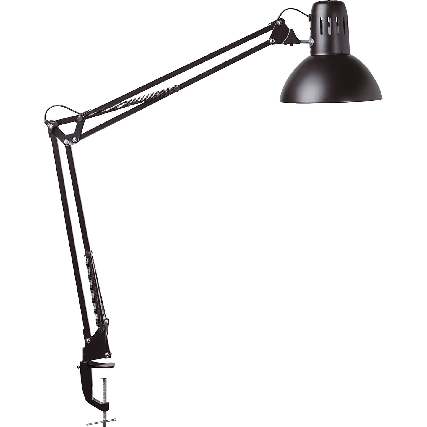 MAULstudy desk lamp, with clamp base, bulb not included, black.