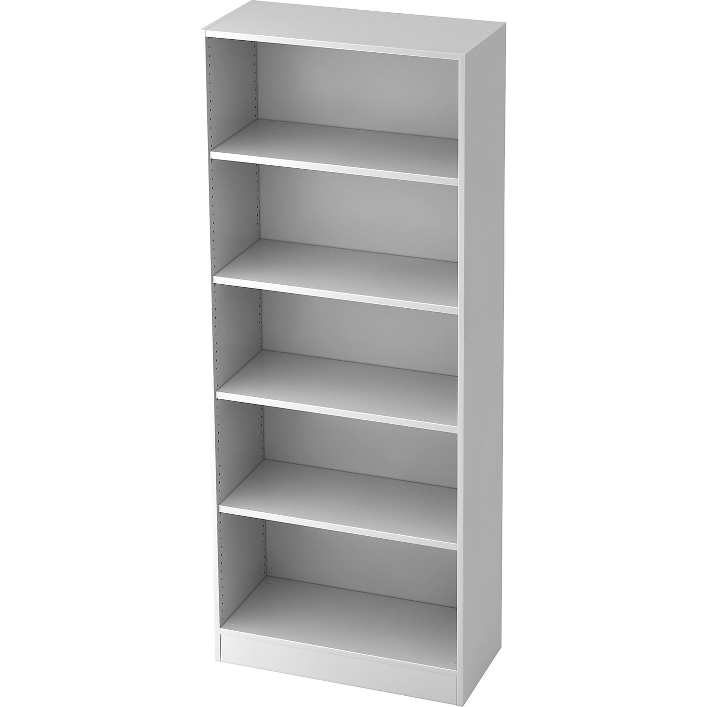 Office shelf unit, 4 shelves, white.