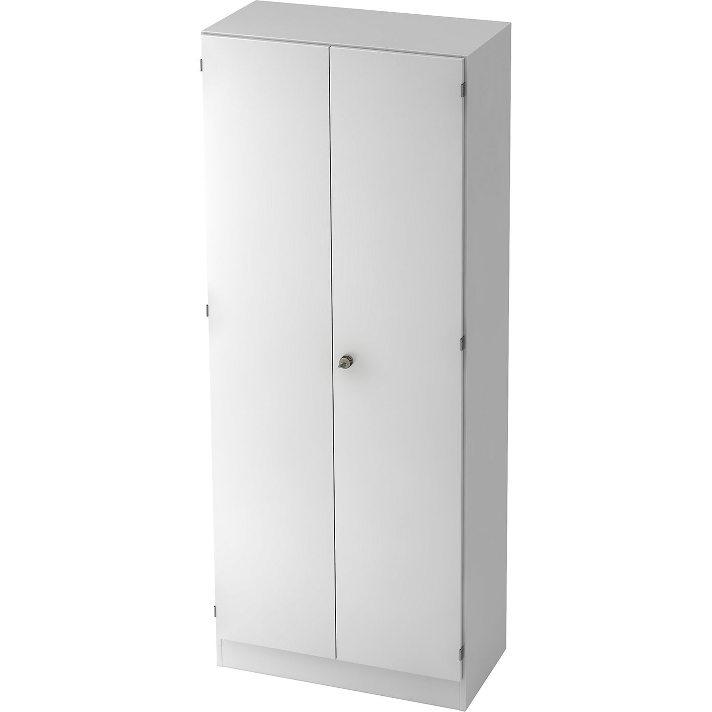 Cloakroom locker, with 1 shelf and 1 clothes rail, white.