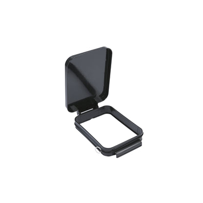 Cover, rectangular, for recyclable waste collectors, black.