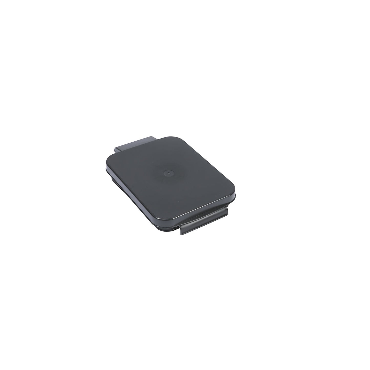 Cover, rectangular, for recyclable waste collectors, black.