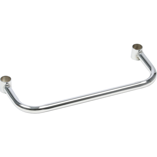 Bar for wire mesh table trolley, width 460 mm, chrome plated.