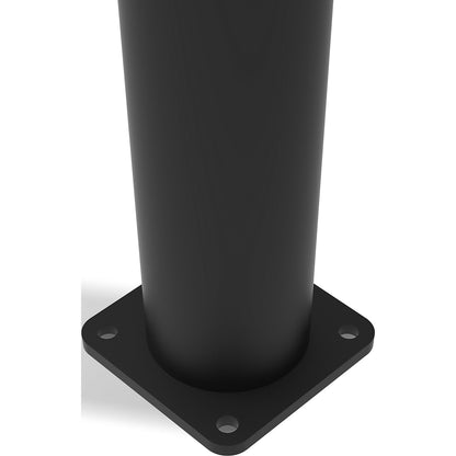 Safety railing, made of flexible plastic, corner posts.