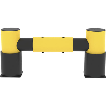 Pallet racking end protection, made of flexible plastic, 1 rail, 1137 mm.