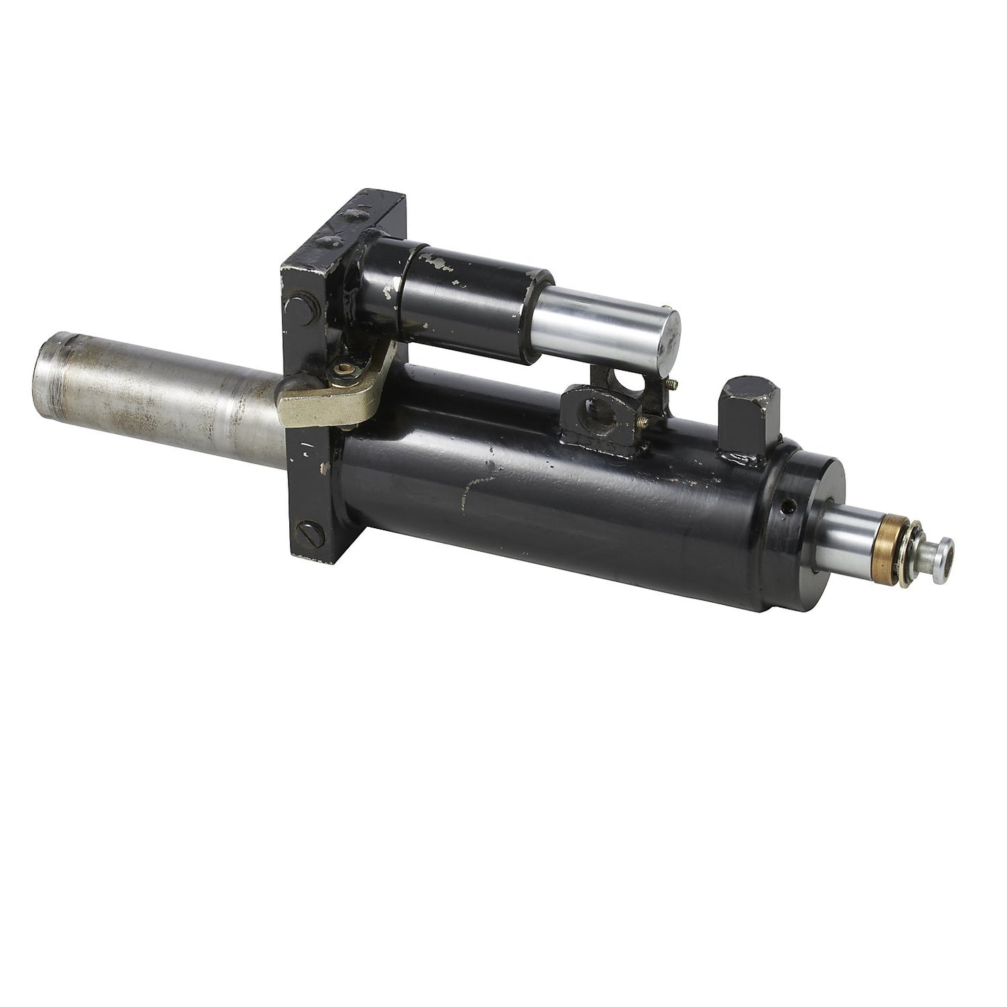 Pump for lifting platform trolley, ES 100 L, black/silver.