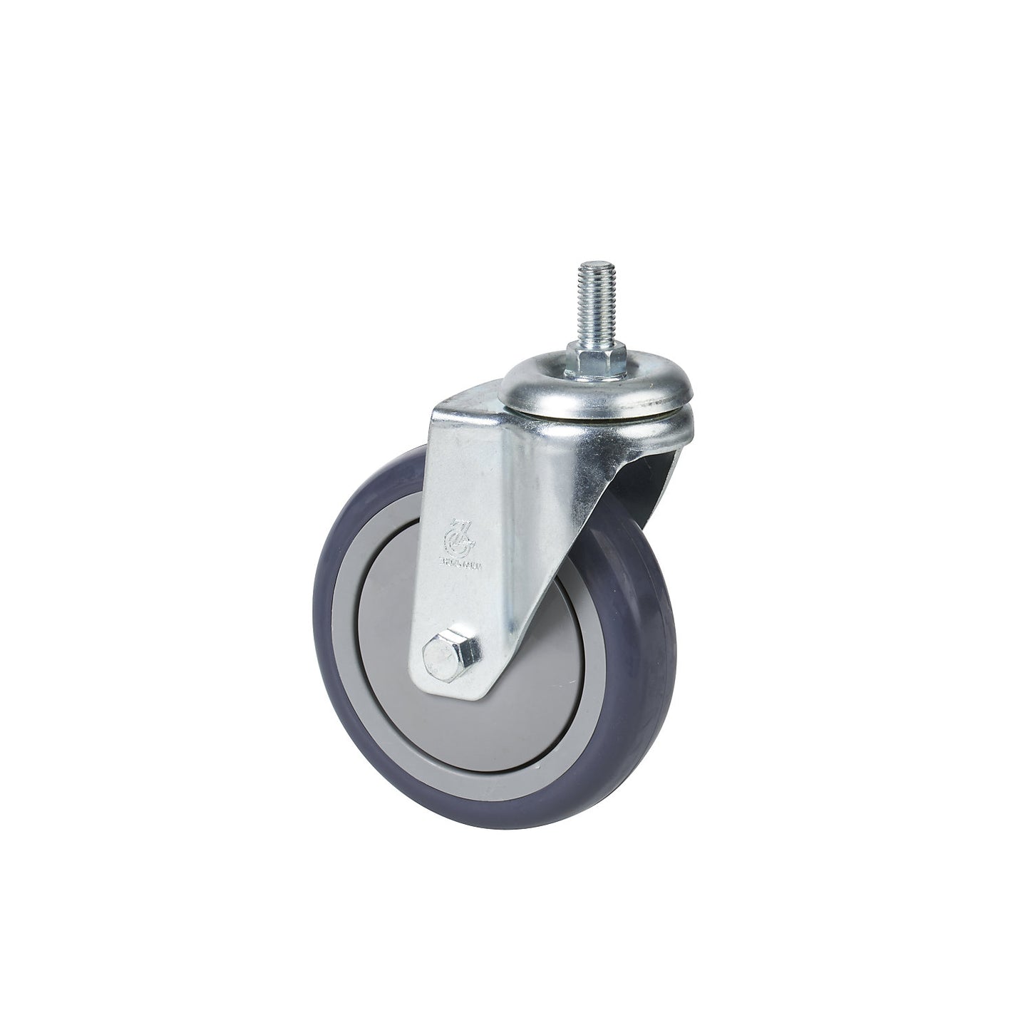 Swivel castor, for display pallet stacker, grey.