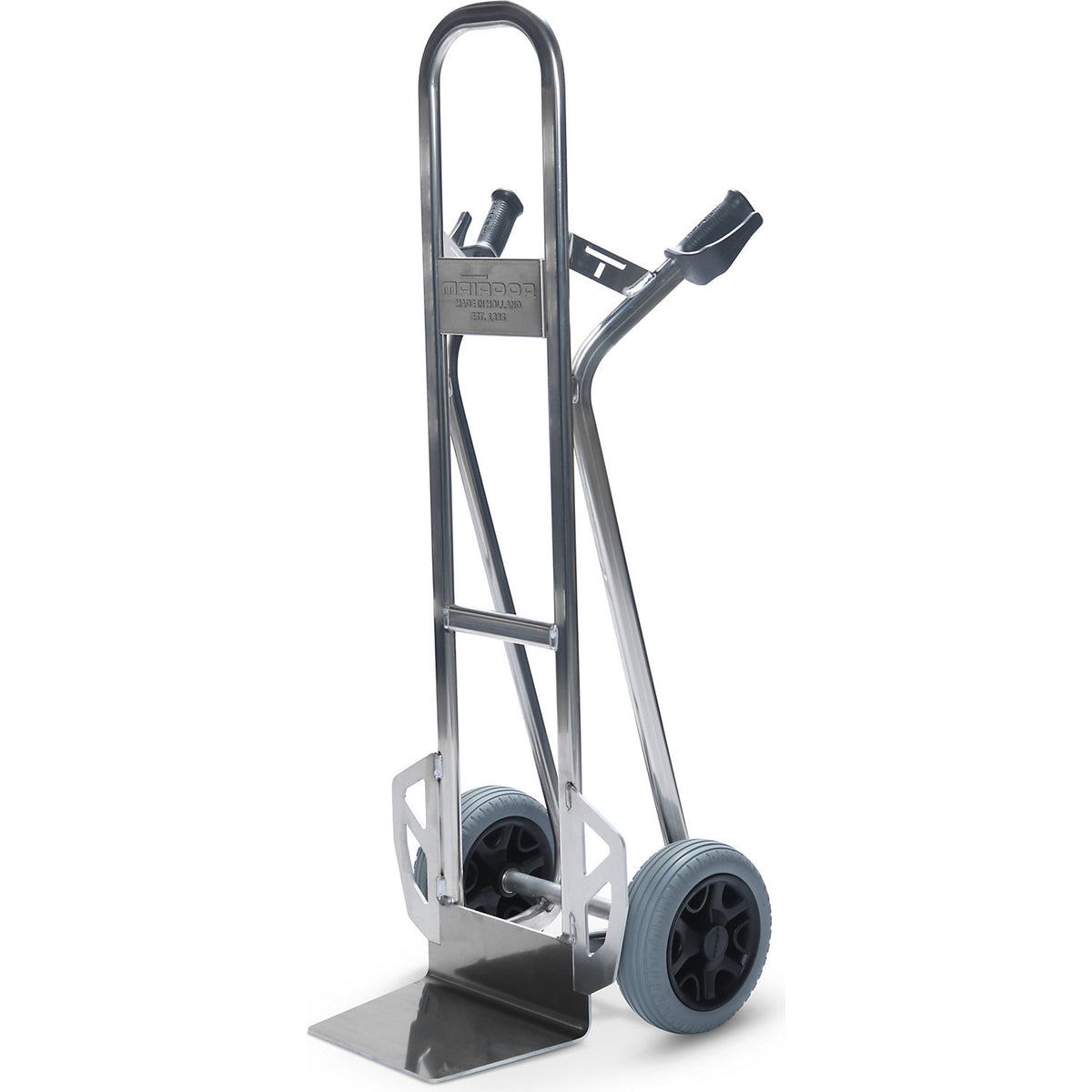 Professional sack truck NST300, aluminium, polyurethane tyres 260 x 85 mm.