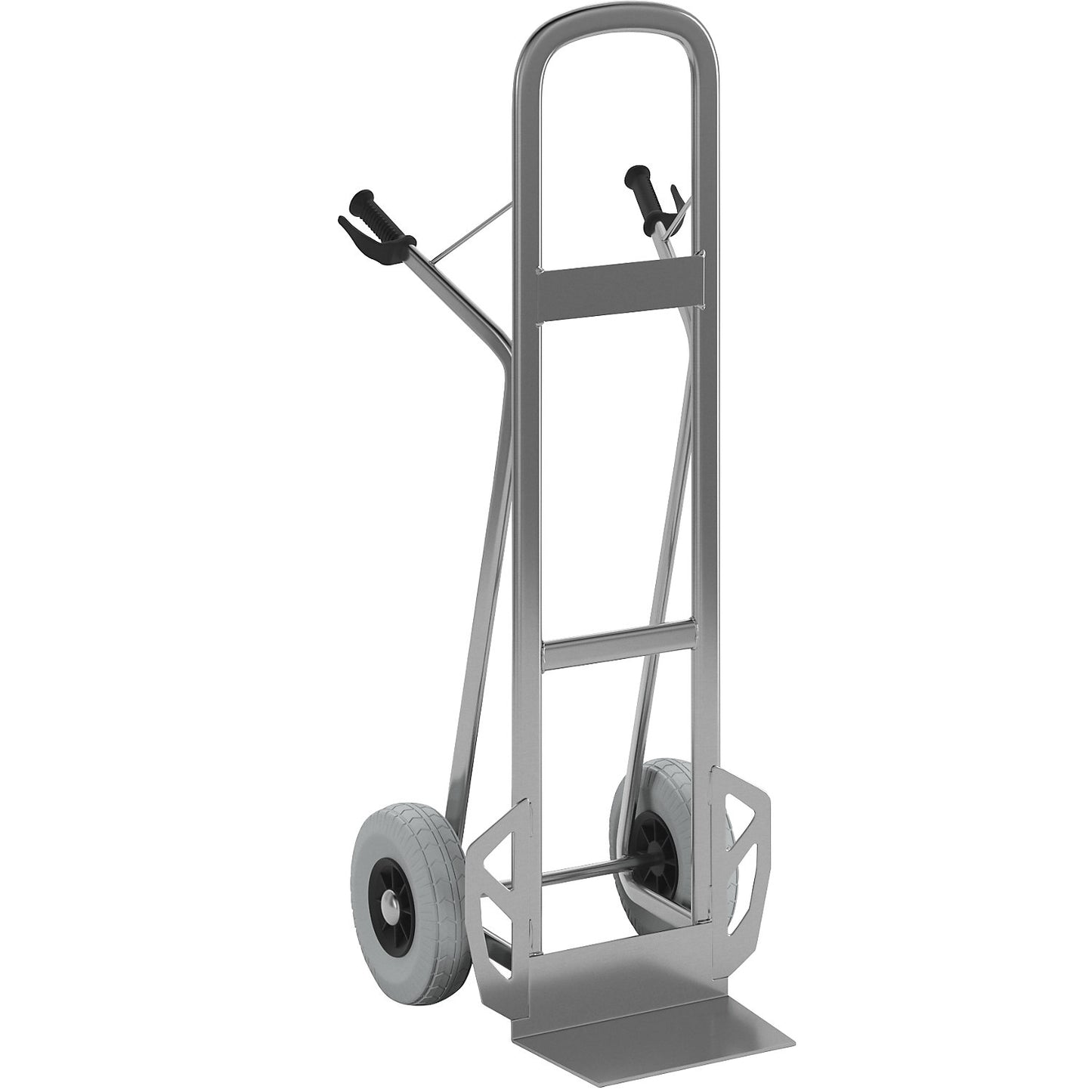 Professional sack truck NST300, aluminium, polyurethane tyres 260 x 85 mm.