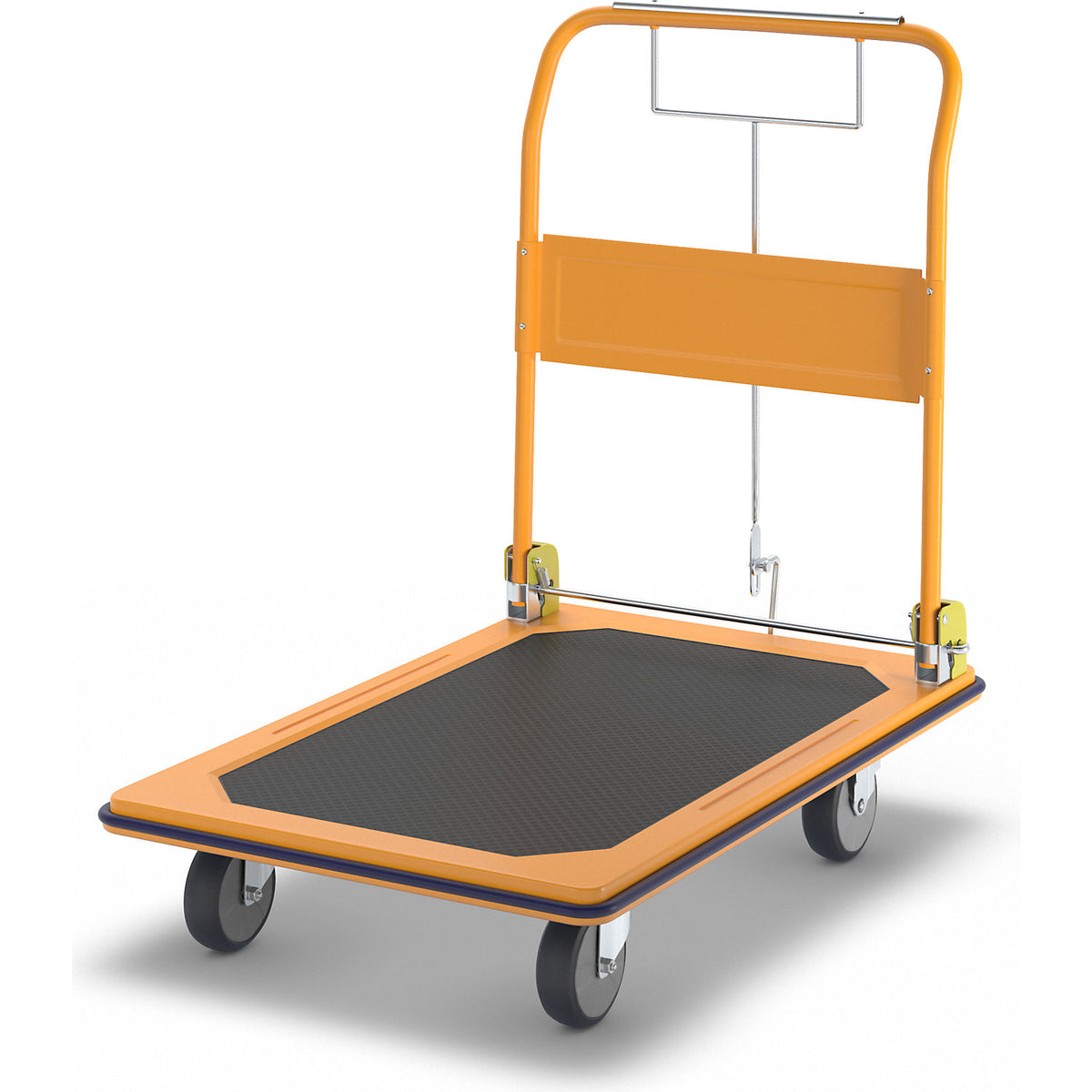 Professional platform truck, with a safety brake, max. load 370 kg.