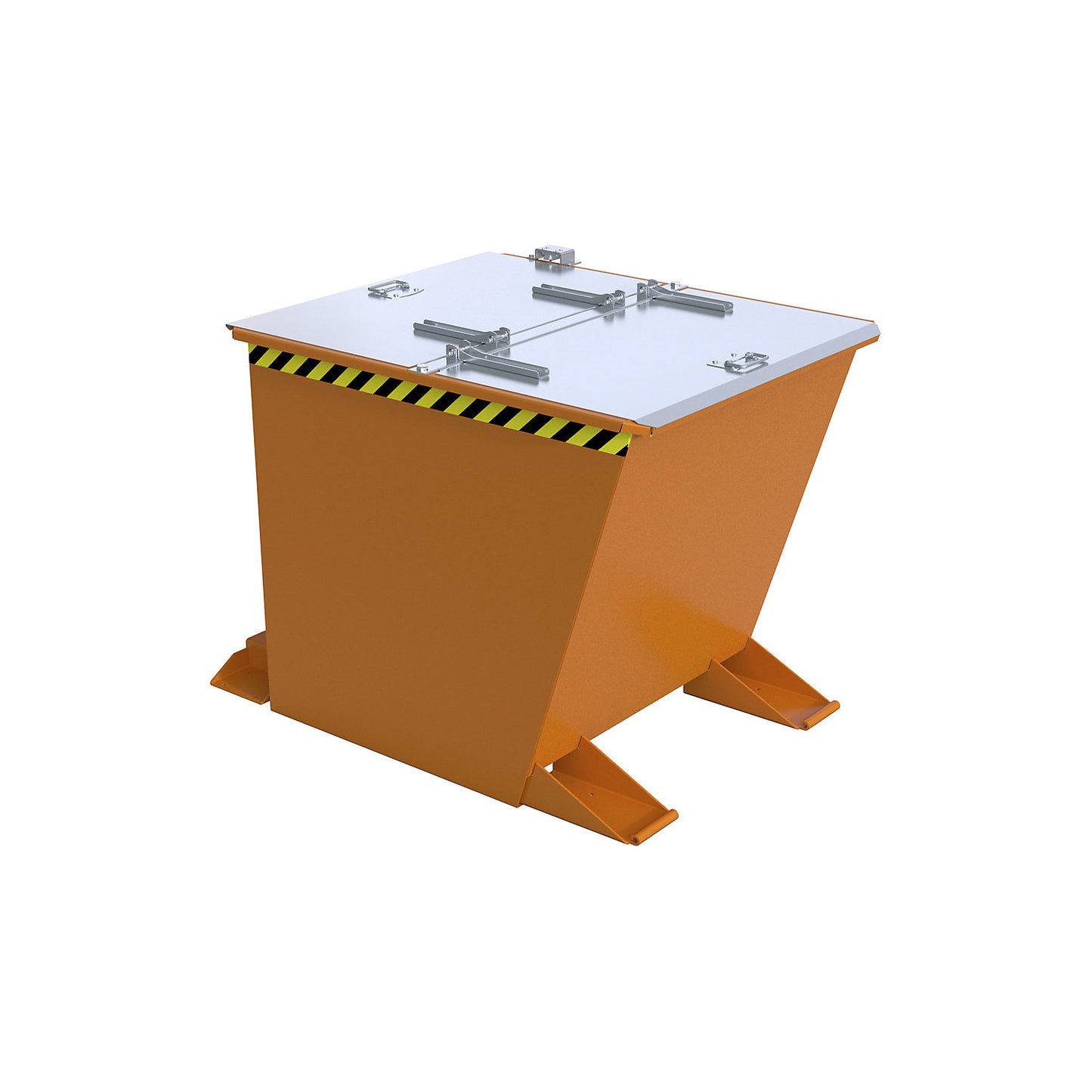Lid, zinc plated, for capacity 0.5 m³, double sided.
