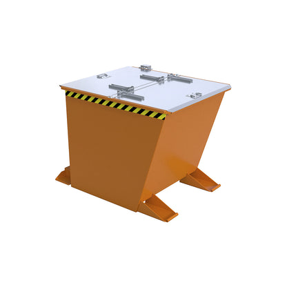 Lid, zinc plated, for capacity 0.5 m³, double sided.