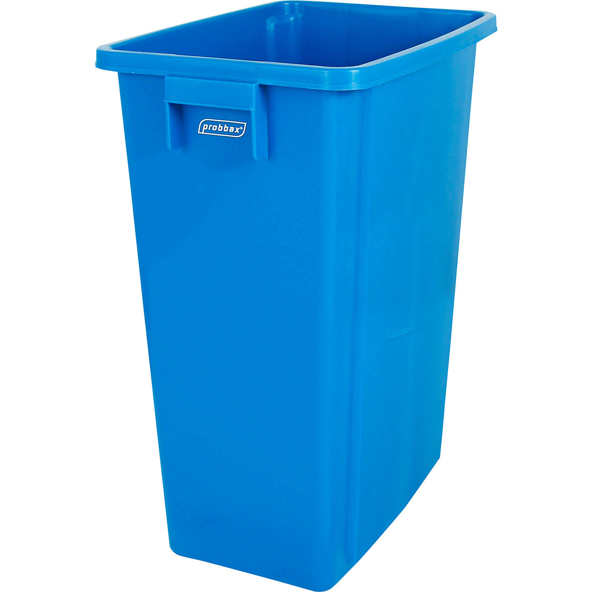Robust recyclable waste collector, 60 l, blue.