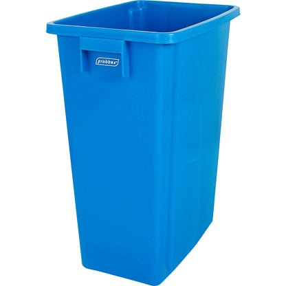 Robust recyclable waste collector, 60 l, blue.