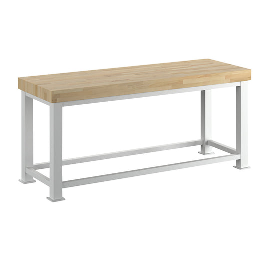Heavy duty workbench, worktop thickness 100 mm, WxD 2000 x 700 mm.