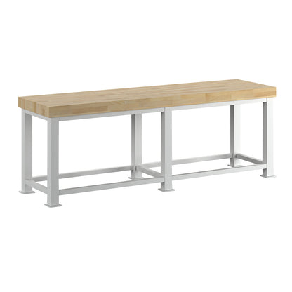 Heavy duty workbench, worktop thickness 100 mm, WxD 2500 x 700 mm.