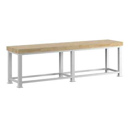 Heavy duty workbench, worktop thickness 100 mm, WxD 3000 x 700 mm.