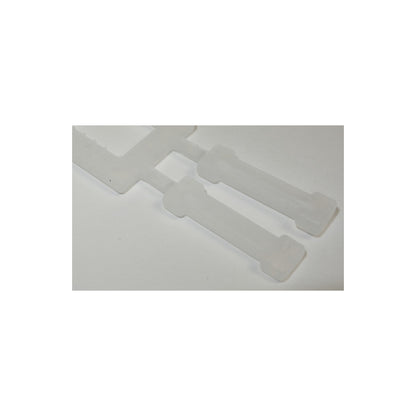 Buckle fasteners, plastic, for PP strapping, width 13 mm, pack of 5000.