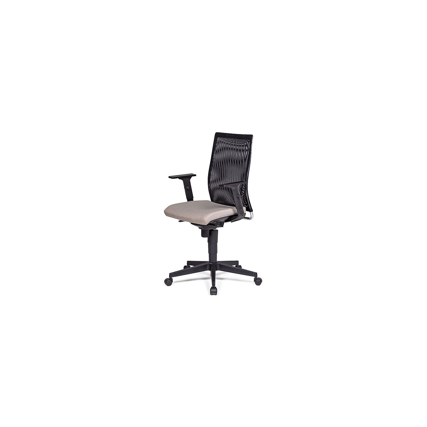 Hamilton office chair, synchronous mechanism, beige, mesh back.