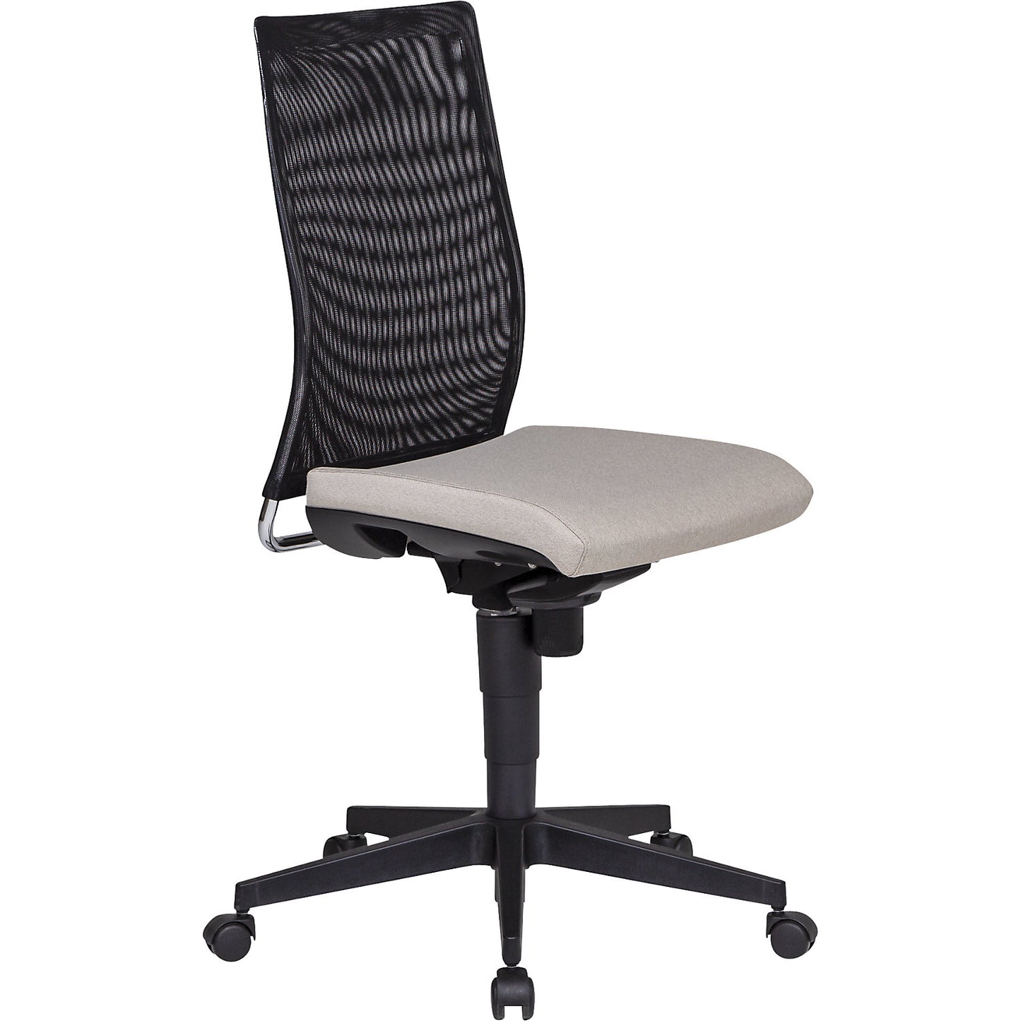 Hamilton office chair, synchronous mechanism, beige, mesh back.