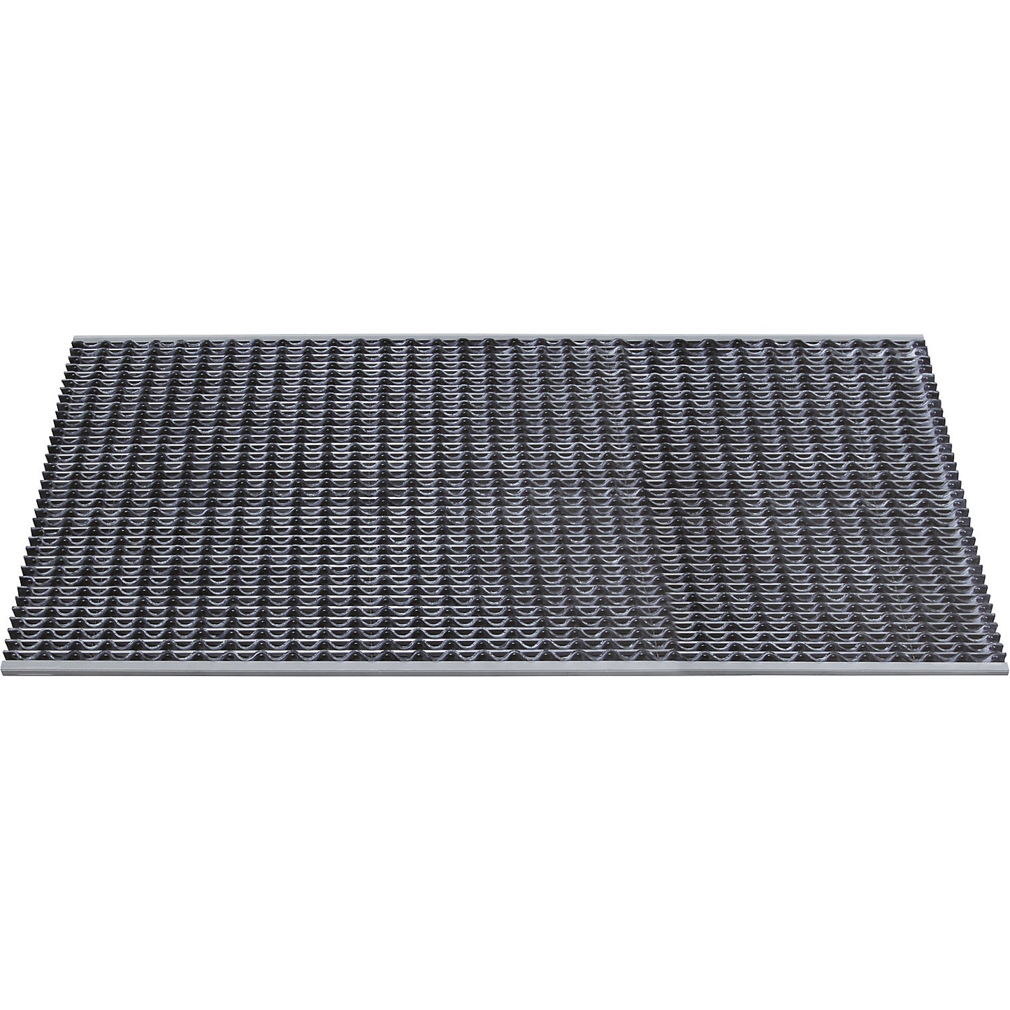 Aluminium dirt-trapping system EAZYCARE WAVE, rubber insert, LxW 1585 x 785 mm.