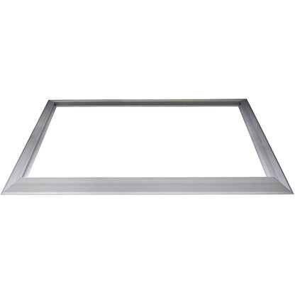 Aluminium frame, tapered, for aluminium profile matting, for LxW 985 x 785 mm.