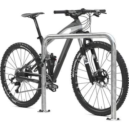 TRUST bicycle parker, for bolting in place, width 1250 mm, pack of 1.