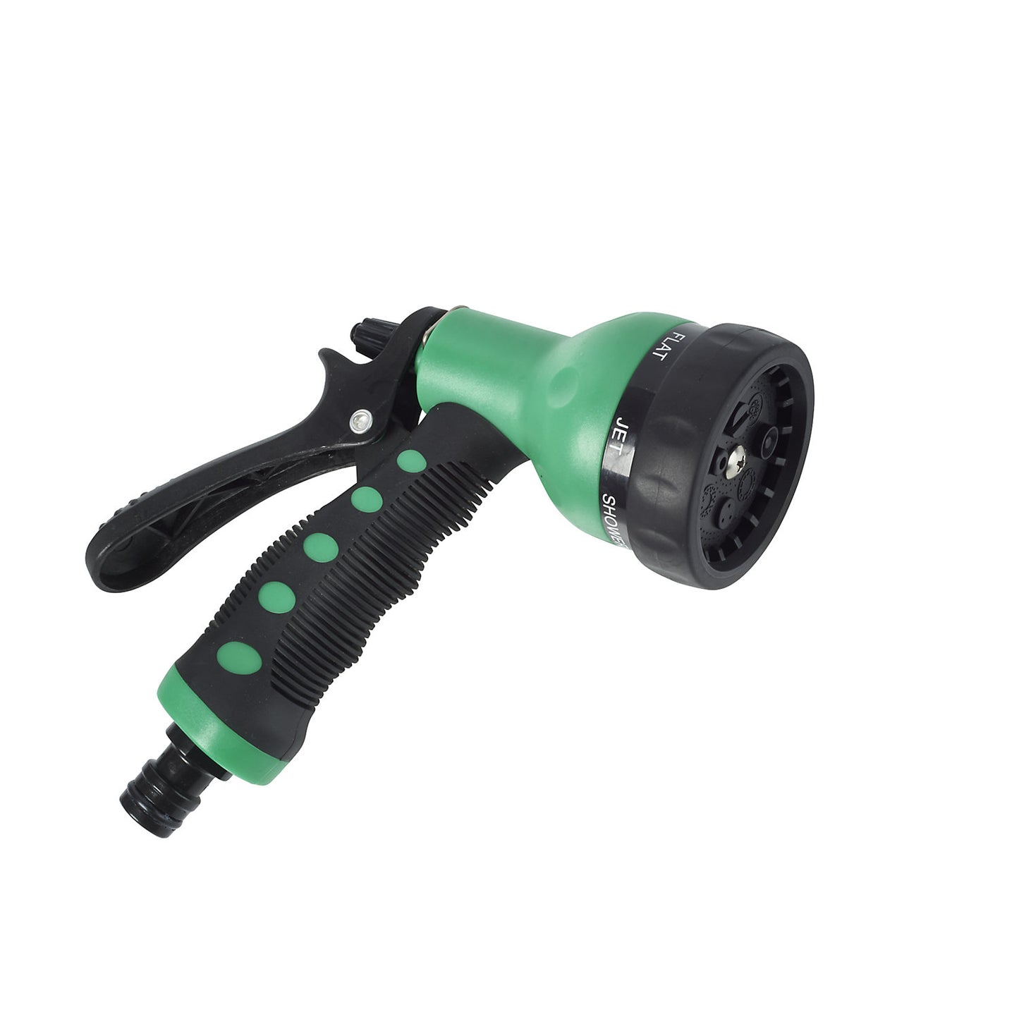 Spray head for hose reel, for type PX016, black/green.