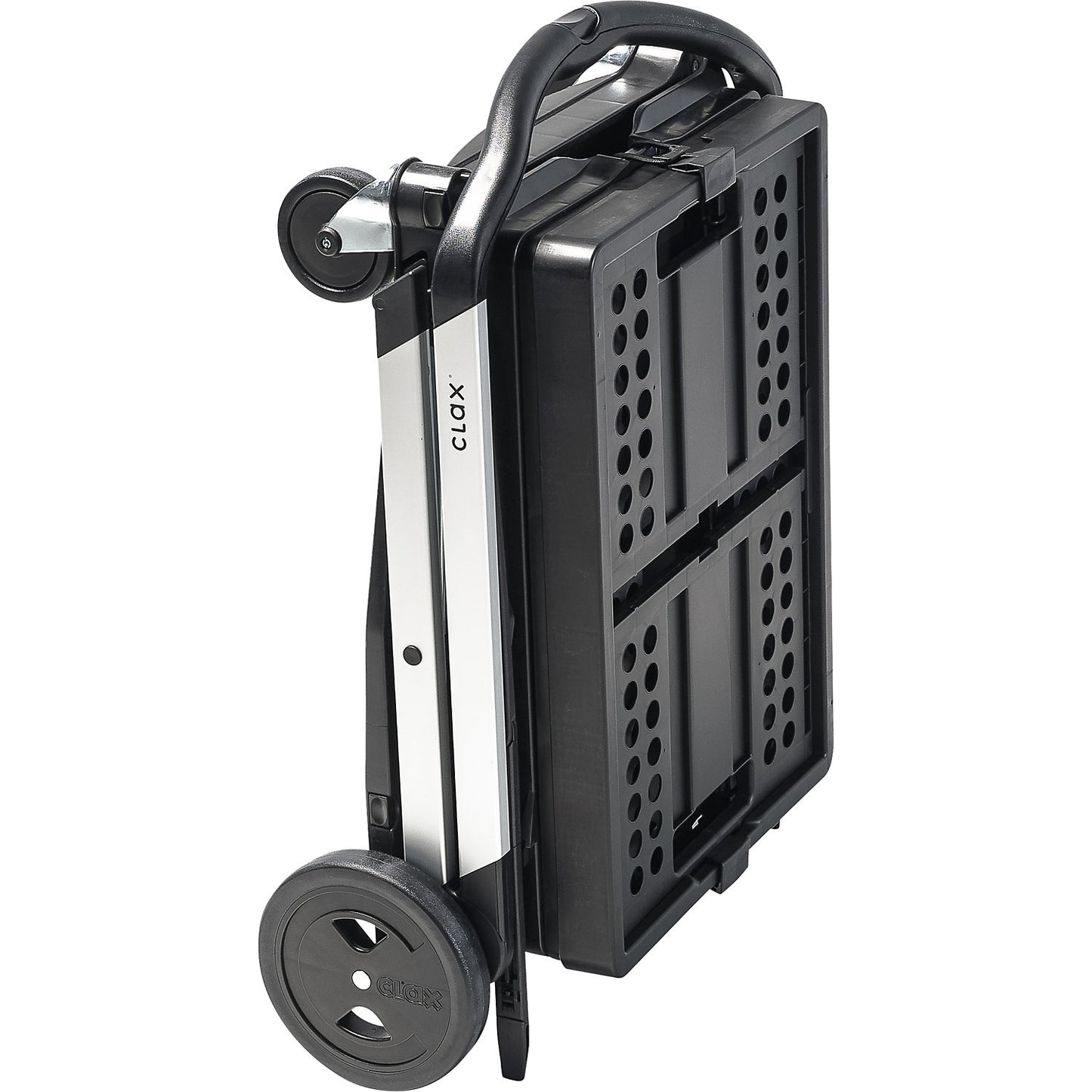 CLAX folding truck, with 46 l folding box, Black edition.