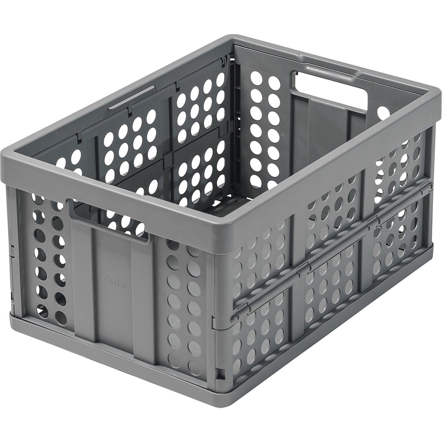 CLAX folding box, capacity 46 l, grey.