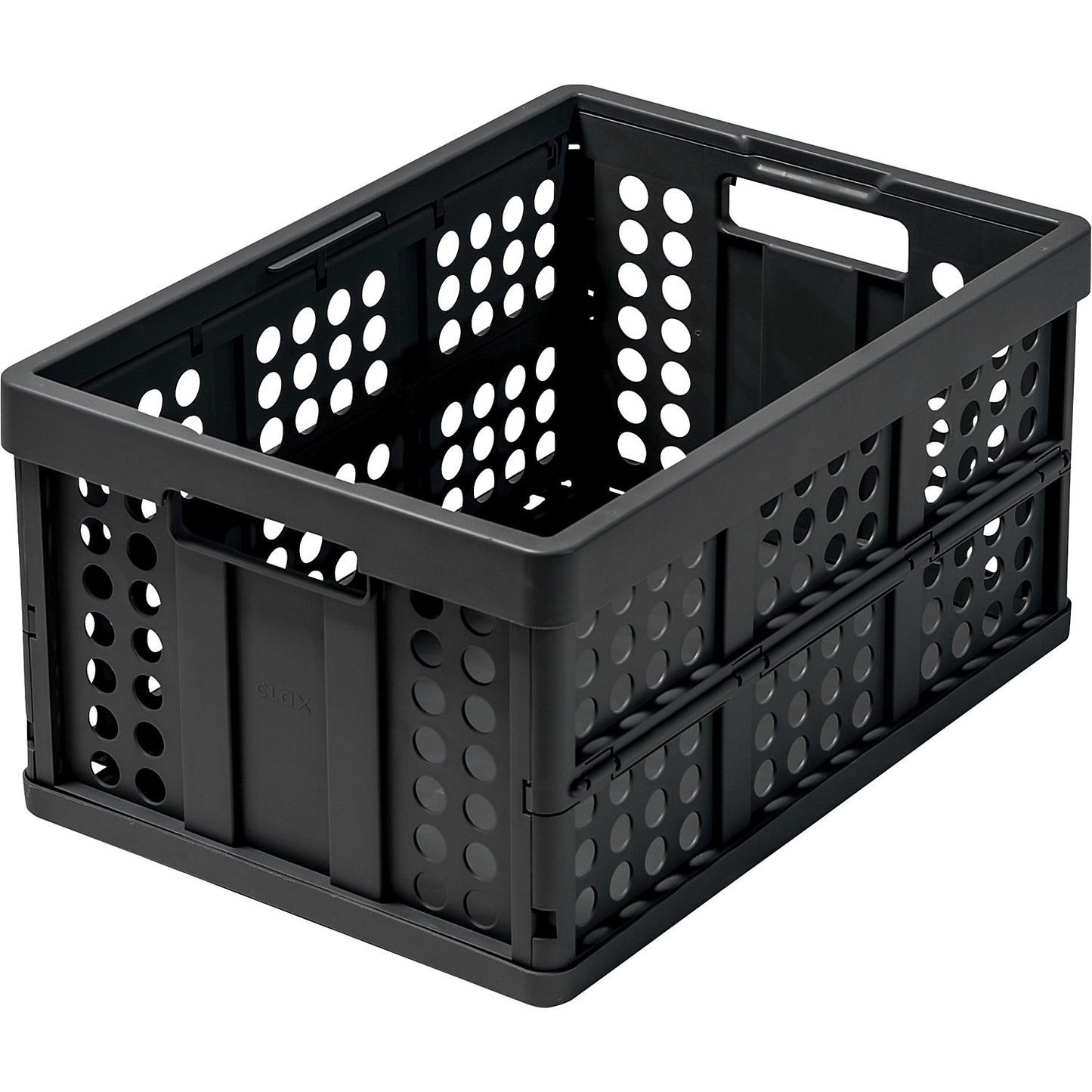 CLAX folding box, capacity 46 l, black.