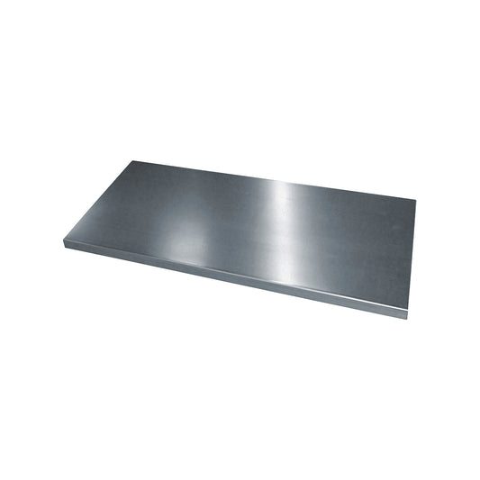 Additional shelf, zinc plated, WxD 500 x 400 mm.