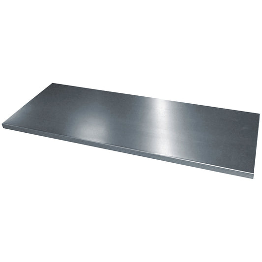 Additional shelf, zinc plated, WxD 930 x 400 mm.