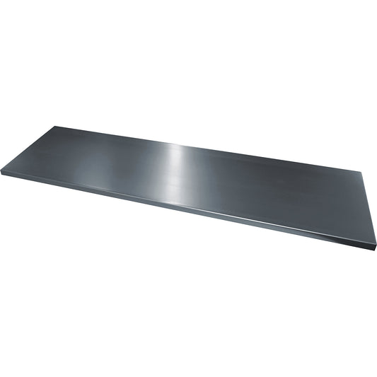 Additional shelf, zinc plated, WxD 1200 x 400 mm.