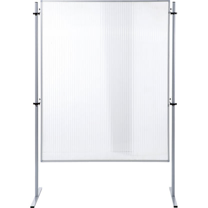 Functional partitions, polycarbonate glass panel, HxW 1500 x 1200 mm, pack of 2.