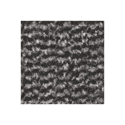 Entrance matting for indoor use, polypropylene pile, LxW 900 x 600 mm, pack of 2, black / metallic.