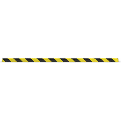 Knuffi® corner protection, type A, 1 m piece, black / yellow.