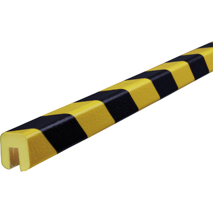 Knuffi® edge protection, type G, 1 m piece, black / yellow.
