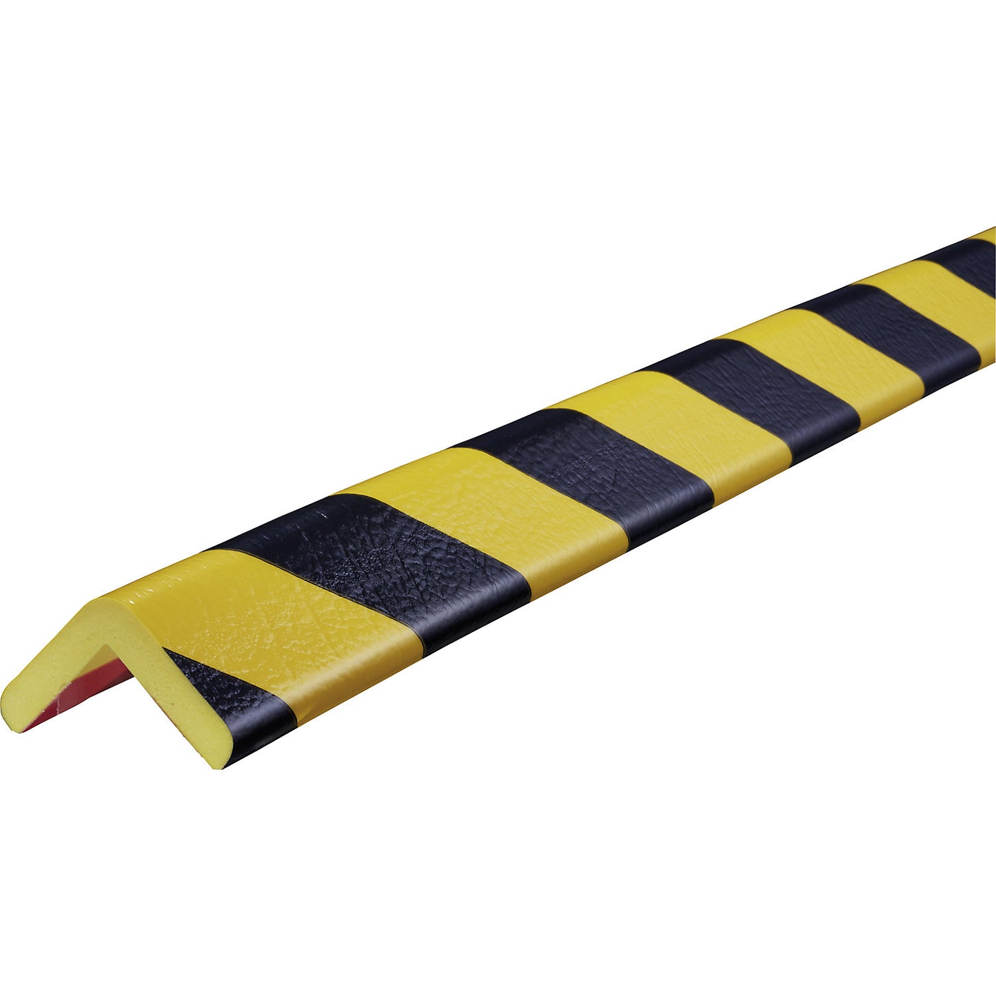 Knuffi® corner protection, type H, 1 x 5 m roll, black / yellow.