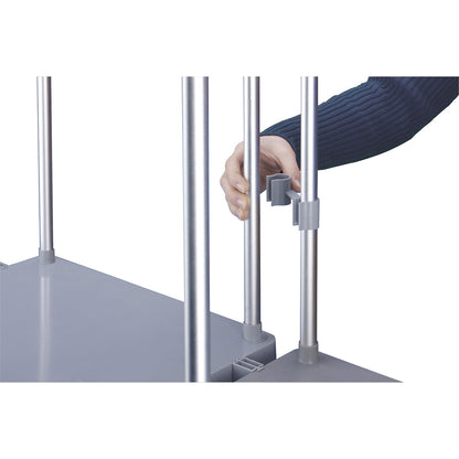 ProfiLine waste sack stand, capacity 120 l, mobile.