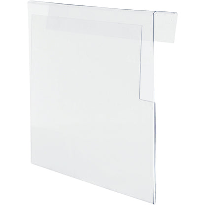 Document pouches with folded edge, grip recess on the rear side, documents inserted through side, for A5, pack of 100.