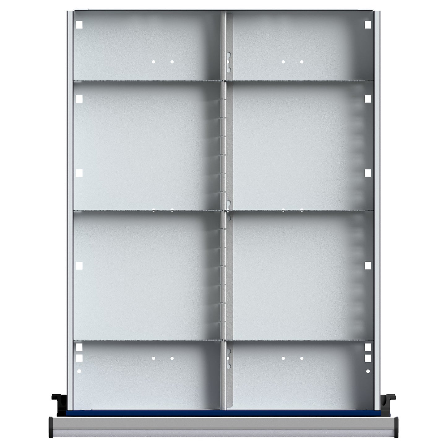 Drawer divider, set with 1 long and 6 cross dividers, for 180 and 270 mm high drawers.